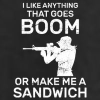 I Like Anything That Goes Boom Golf Towel