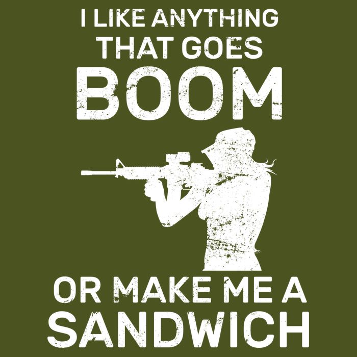 I Like Anything That Goes Boom V-Neck T-Shirt