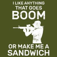 I Like Anything That Goes Boom Sustainable Bucket Hat