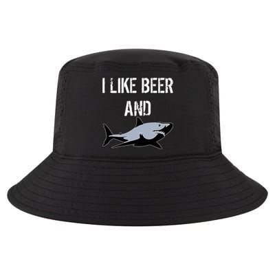 I Like Beer And Sharks Cool Comfort Performance Bucket Hat