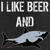 I Like Beer And Sharks 11oz C Handle Ceramic Mug