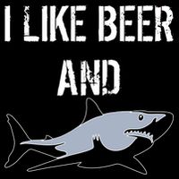 I Like Beer And Sharks Crop Top