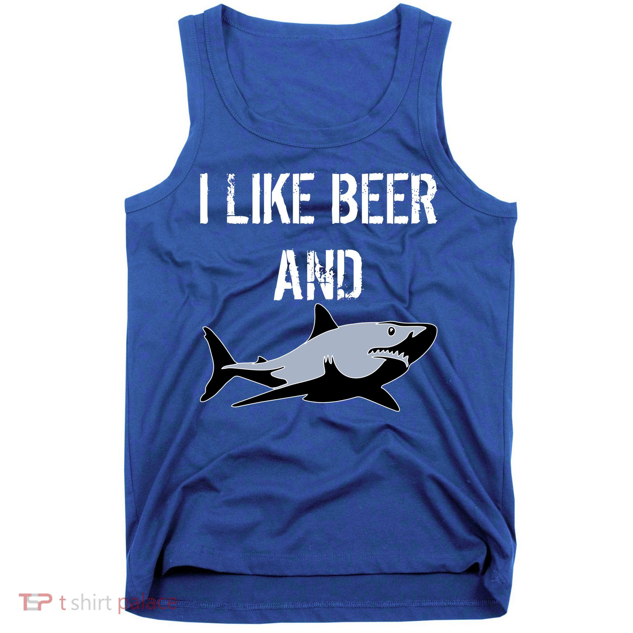 I Like Beer And Sharks Tank Top