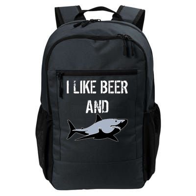 I Like Beer And Sharks Daily Commute Backpack