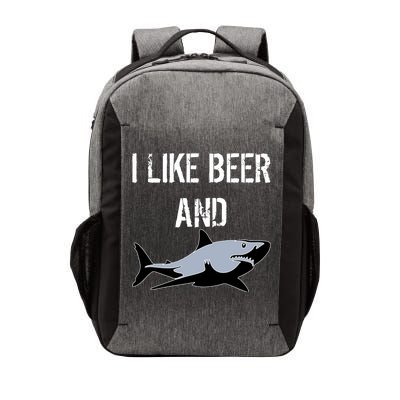 I Like Beer And Sharks Vector Backpack