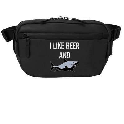 I Like Beer And Sharks Crossbody Pack