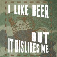 I Like Beer But It Dislikes Me Legacy Tie Dye Trucker Hat