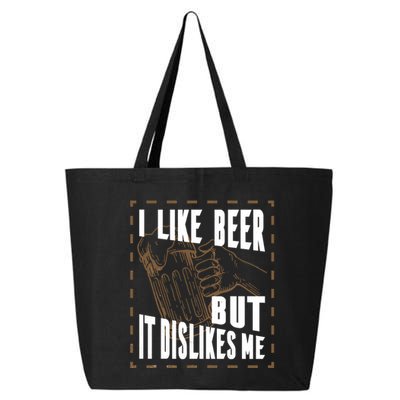 I Like Beer But It Dislikes Me 25L Jumbo Tote