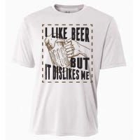 I Like Beer But It Dislikes Me Cooling Performance Crew T-Shirt