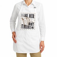 I Like Beer But It Dislikes Me Apron