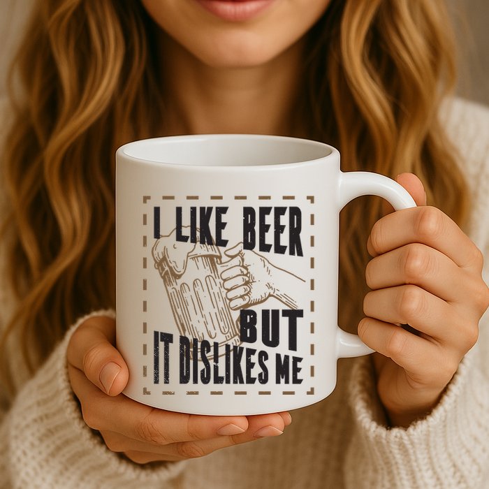 I Like Beer But It Dislikes Me Mug