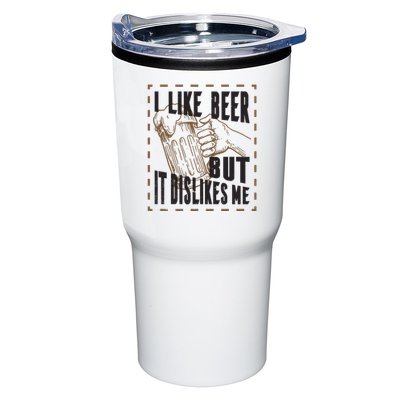 I Like Beer But It Dislikes Me Tumbler