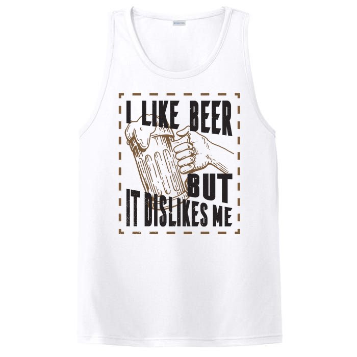 I Like Beer But It Dislikes Me PosiCharge Competitor Tank