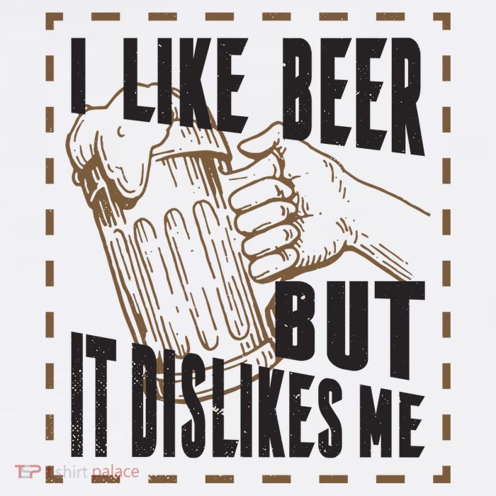 I Like Beer But It Dislikes Me Visor