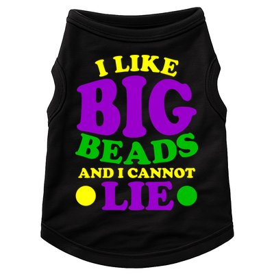 I Like Big Beads and I Cannot Lie Mardi Gras Doggie Tank