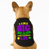 I Like Big Beads and I Cannot Lie Mardi Gras Doggie Tank