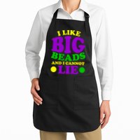 I Like Big Beads and I Cannot Lie Mardi Gras Apron