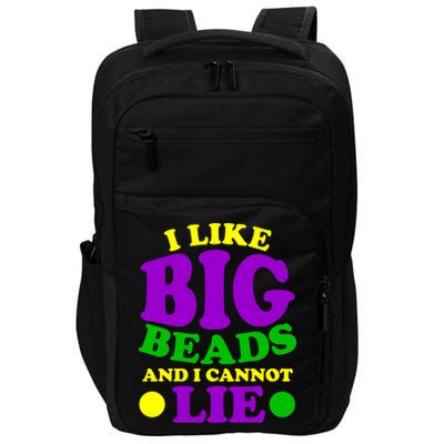 I Like Big Beads and I Cannot Lie Mardi Gras Impact Tech Backpack
