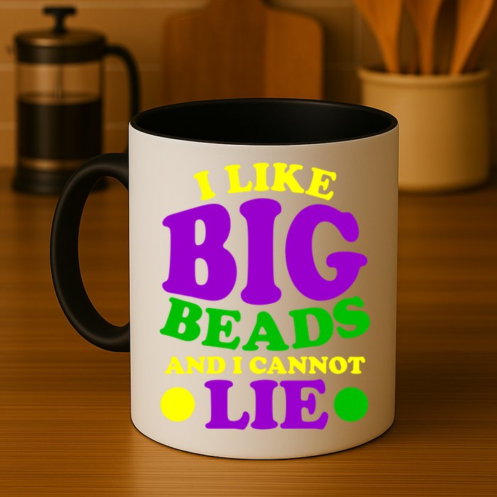 I Like Big Beads and I Cannot Lie Mardi Gras Mug