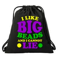 I Like Big Beads and I Cannot Lie Mardi Gras Drawstring Bag