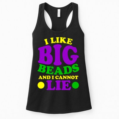 I Like Big Beads and I Cannot Lie Mardi Gras Womens Tank Top