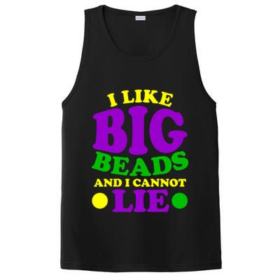 I Like Big Beads and I Cannot Lie Mardi Gras PosiCharge Competitor Tank