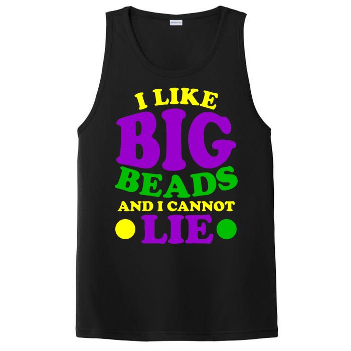 I Like Big Beads and I Cannot Lie Mardi Gras PosiCharge Competitor Tank