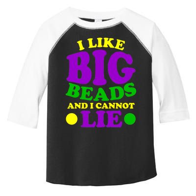 I Like Big Beads and I Cannot Lie Mardi Gras Toddler Fine Jersey T-Shirt