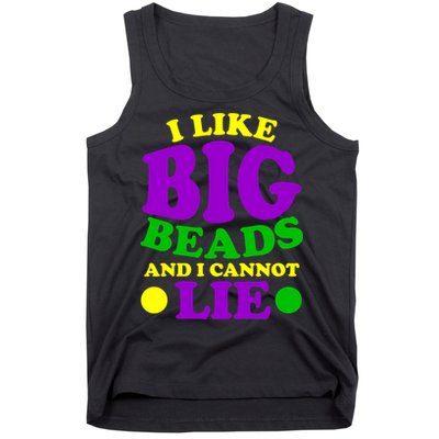 I Like Big Beads and I Cannot Lie Mardi Gras Tank Top