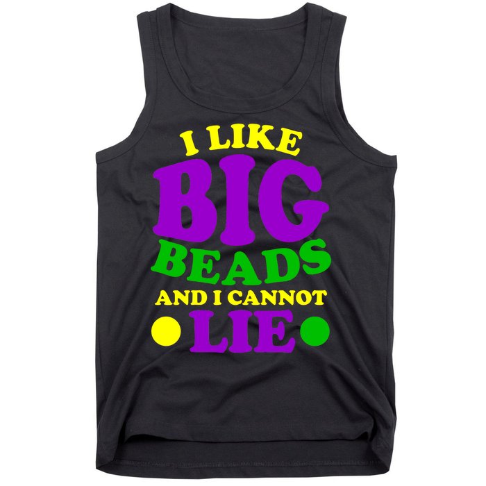 I Like Big Beads and I Cannot Lie Mardi Gras Tank Top