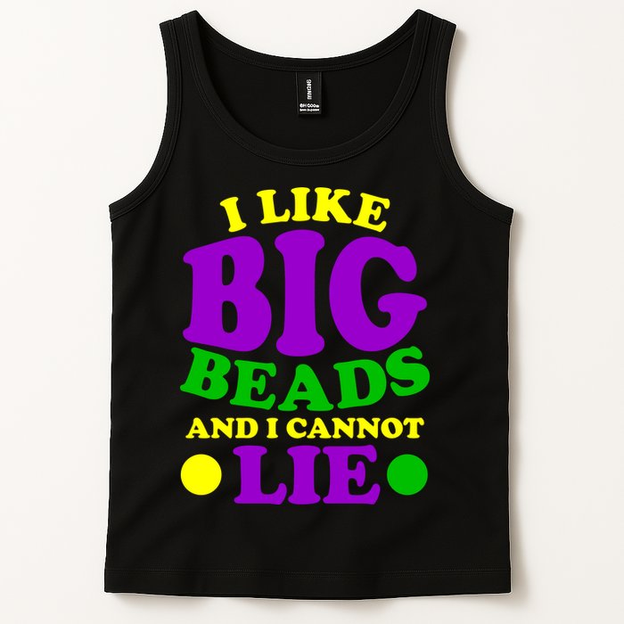 I Like Big Beads and I Cannot Lie Mardi Gras Tank Top