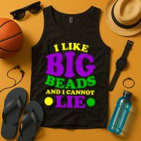 I Like Big Beads and I Cannot Lie Mardi Gras Tank Top