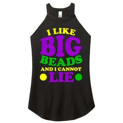 I Like Big Beads and I Cannot Lie Mardi Gras Women's Perfect Tri Rocker Tank