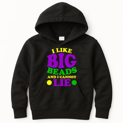 I Like Big Beads and I Cannot Lie Mardi Gras Kids Hoodie