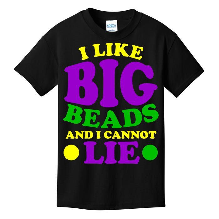 I Like Big Beads and I Cannot Lie Mardi Gras Kids T-Shirt