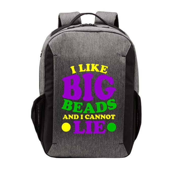 I Like Big Beads and I Cannot Lie Mardi Gras Vector Backpack