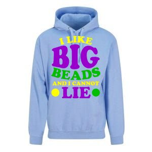 I Like Big Beads and I Cannot Lie Mardi Gras Unisex Surf Hoodie