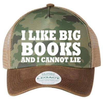 I Like Big Books And I Cannot Lie Legacy Tie Dye Trucker Hat