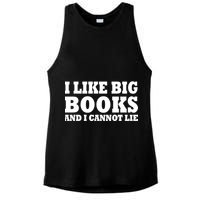 I Like Big Books And I Cannot Lie Ladies PosiCharge Tri-Blend Wicking Tank
