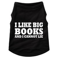I Like Big Books And I Cannot Lie Doggie Tank