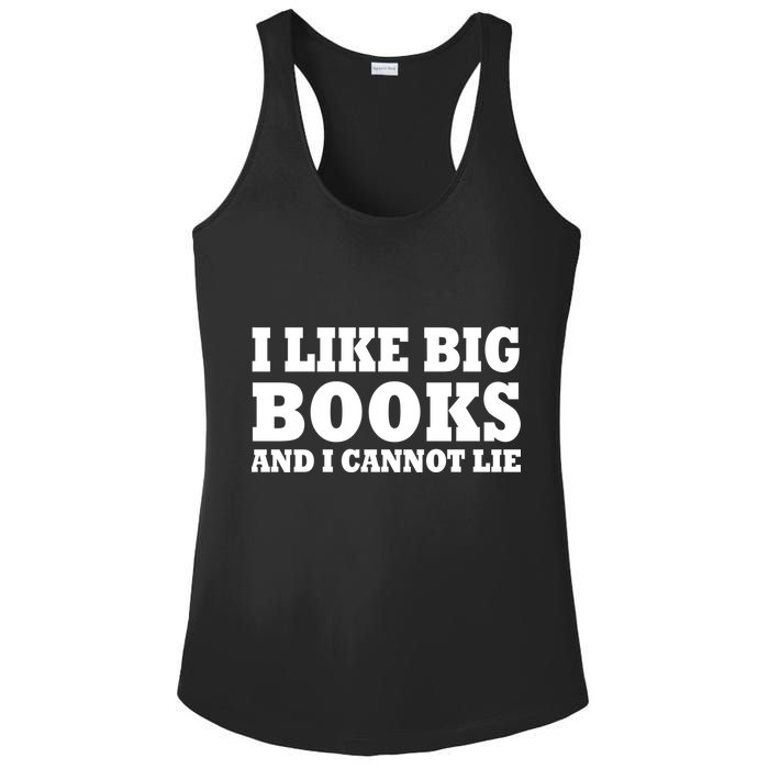 I Like Big Books And I Cannot Lie Ladies PosiCharge Competitor Racerback Tank