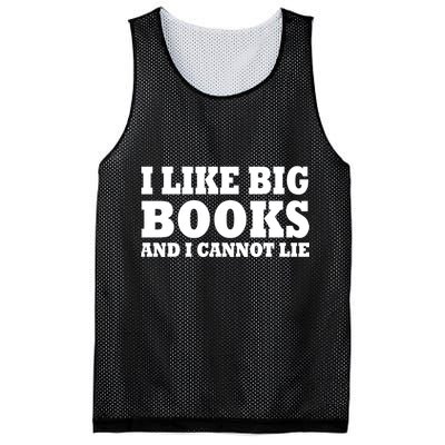 I Like Big Books And I Cannot Lie Mesh Reversible Basketball Jersey Tank