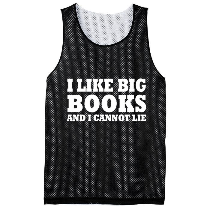I Like Big Books And I Cannot Lie Mesh Reversible Basketball Jersey Tank