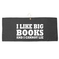 I Like Big Books And I Cannot Lie Large Microfiber Waffle Golf Towel