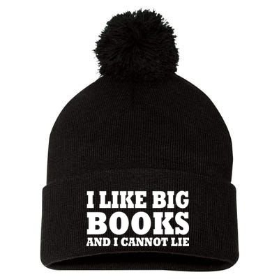 I Like Big Books And I Cannot Lie Pom Pom 12in Knit Beanie