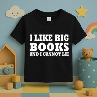 I Like Big Books And I Cannot Lie Toddler T-Shirt