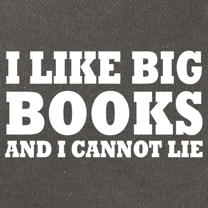 I Like Big Books And I Cannot Lie Cotton Canvas Backpack