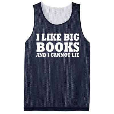 I Like Big Books And I Cannot Lie Mesh Reversible Basketball Jersey Tank