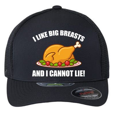 I like Big Breasts And I Cannot Lie Flexfit Unipanel Trucker Cap