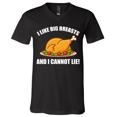 I like Big Breasts And I Cannot Lie V-Neck T-Shirt